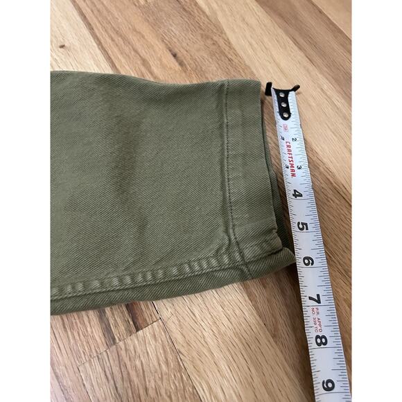 YMC Alva Skate Faded Green Trousers Size Small Loose Pants Cotton Twill - Picture 10 of 11